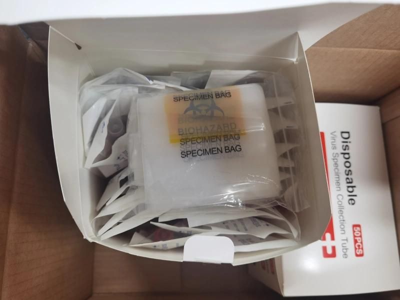 Disposable Virus Specimen Collection Tube Transport Medium Vtm Sampling Tube Kit with Swab