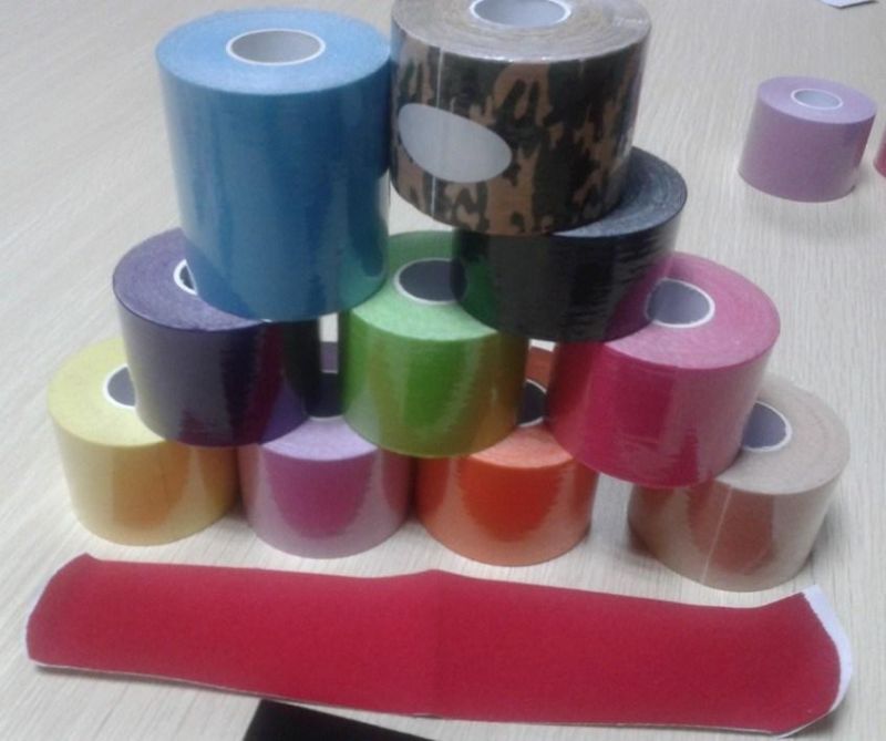 2019 Wholesale Waterproof Muscle Elastic Multicolor Kinesiology Tape