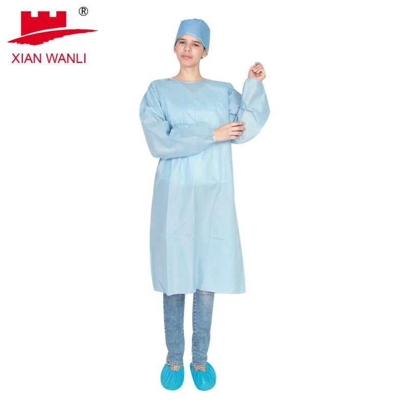 Half Laminated Non Woven Protective Gowns