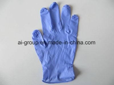 FDA Standard Disposable Wholesale Latex Vinyl Safety Protective PVC Rubber Purple Powder Free Nitrile Examination Glove