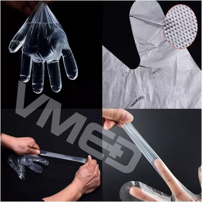 Medical Supply HDPE Gloves Surgical Use Plastic Gloves Medical Products, Work Gloves, Safety Glove, Industrial Working Gloves