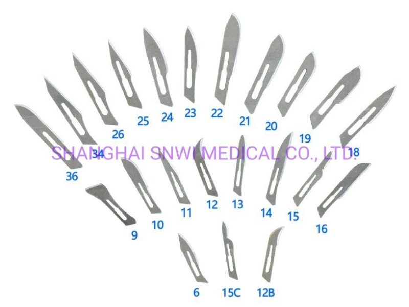 CE/ISO Approved Medical Disposable Sterile Stainless Steel Carbon Steel Stitch Cutter Blade