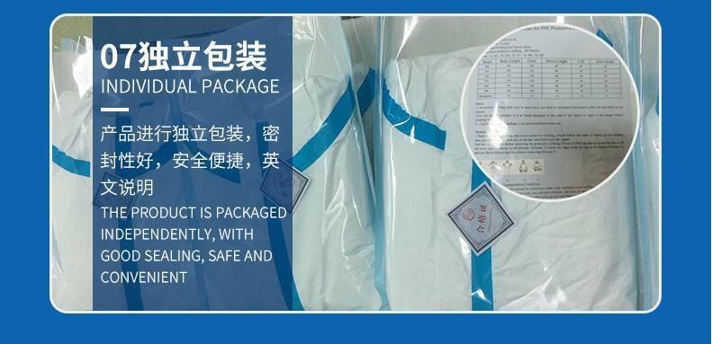 Protective Clouthing Clothes, Mameluco Proteccion Patient Woven Gown, Patient Gown, Washable Reusable Patient Gown