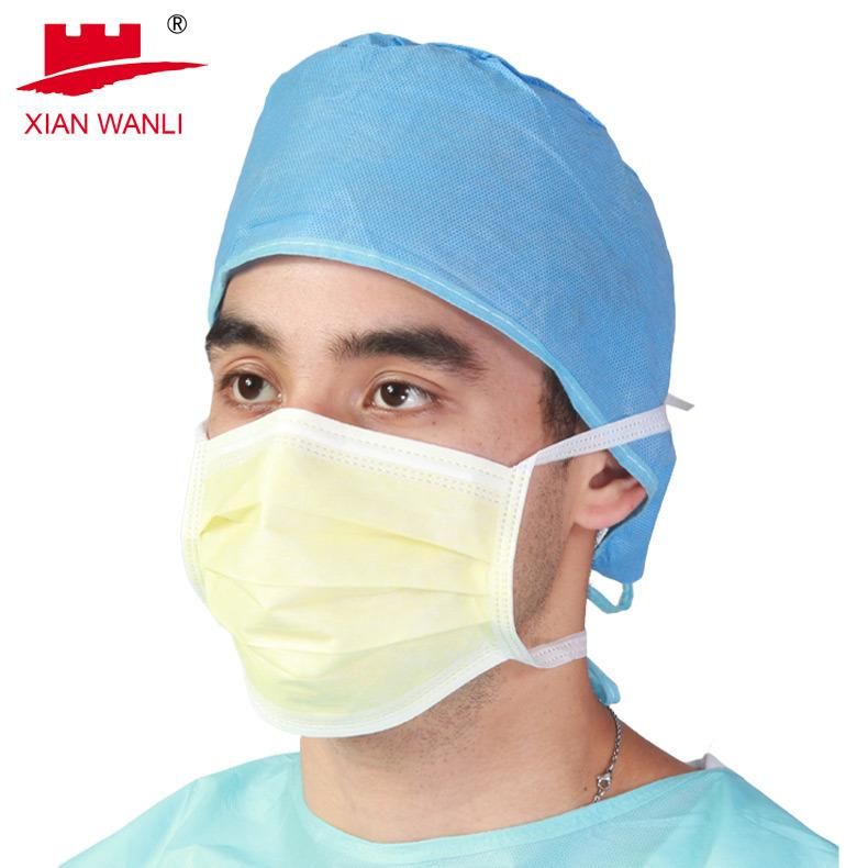 Disposable Type Iir Ear Loop Face Mask with Face Shield