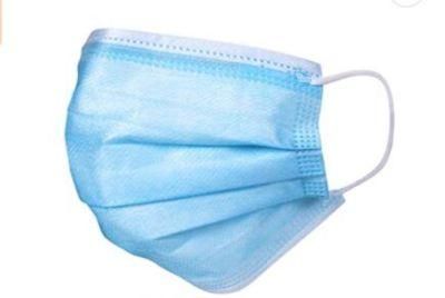 Hot Selling Disposable Three-Layer Non-Woven Blue Mask for Hospitals and Schools