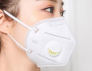 Factory Price Disposable Non Woven Fabric Ear - Mounted Cup Type Certificated/Approved White List Medical Safety with Valve Face Mask