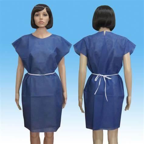 Non Woven Patient Robe Made of Opaque Fabric