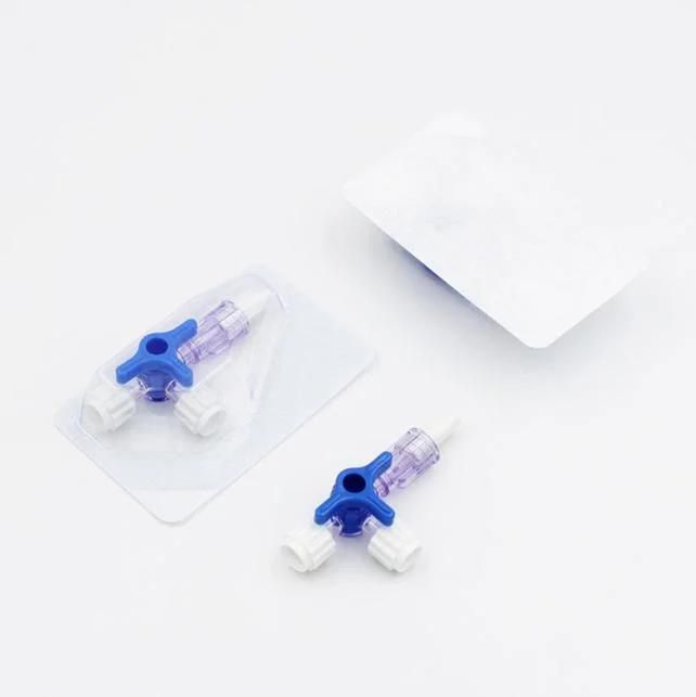 Health Disposable Medical Three Way Stopcock with Male Lock Adapter OEM Packing and CE Approval