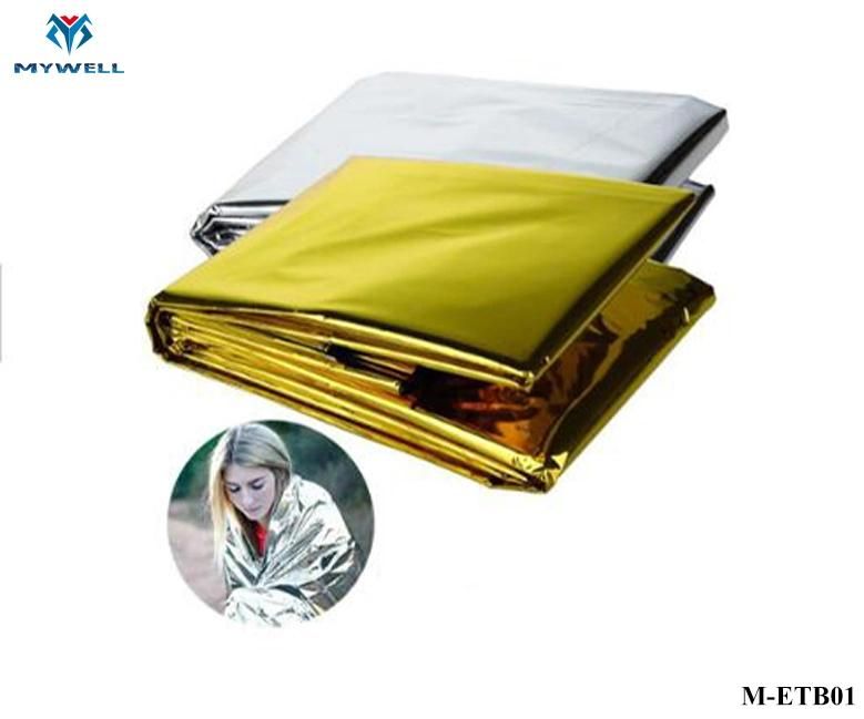 M-Etb01 Wholesale Mylar Disposable Emergency Rescue Blankets Emergency Relief Mylar Blanket