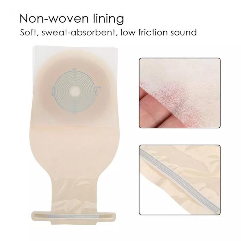 High Quality New Style 57mm 70mm Size Opend Stoma Medical Disposable Ostomy Colostomy Bag