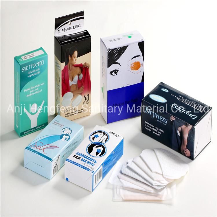 High Quality Very Soft Disposable Armpit Underarm Sweat Pads 110 mm*95 mm