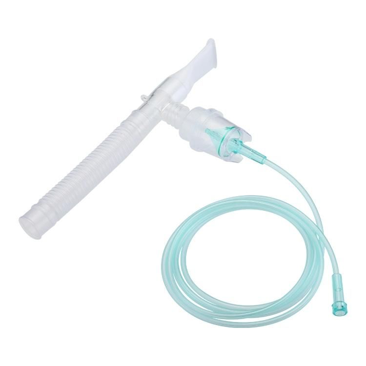 Hot Sale Medical Soft PVC Nebulizer Mask with Mouth Piece