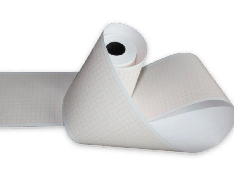 210mm 6 Channel Medical Paper Thermal ECG Paper Rolls