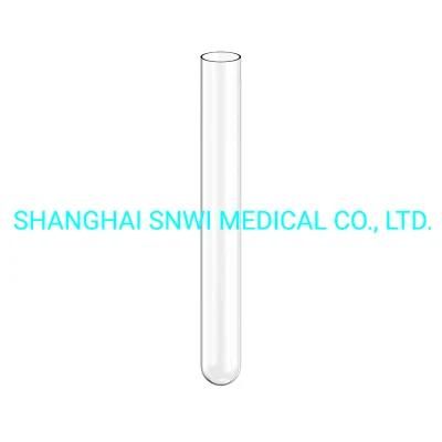 15*100mm Laboratory Glassware Clear Round Bottom Borosilicate Glass Test Tube