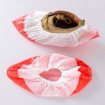 Disposable Non Woven PP Coated CPE Anti-Slip Waterproof Domestic Industry Shoe Cover