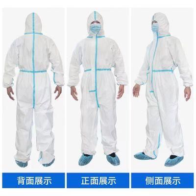 Workwear Type 4, 5, 6 En14126 Disposable Protective Coverall