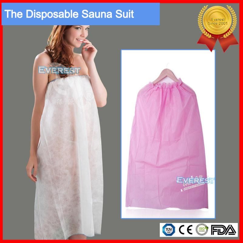 Single Use Non Woven Disposable Robe for Beauty Salon