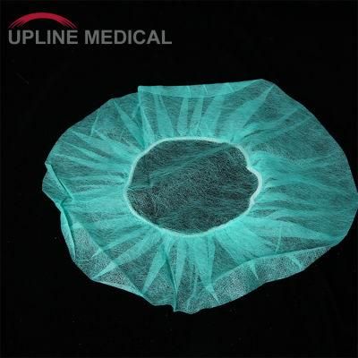 Disposable Surgical Nonwoven Blue White Non Woven Medical Cap