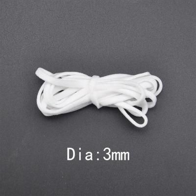 Elastic Earloop for Mask Flat Shape Ear Bands in Elastic Ear Loop Soft Earloop Round Flat Shape