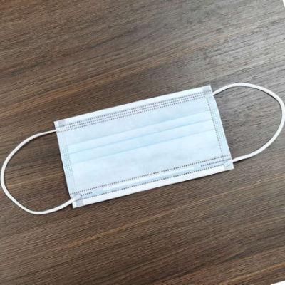 Blue Color Ear-Loop Type Iir Surgical Mask