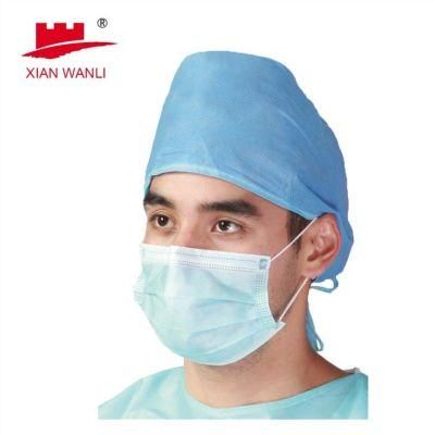 Colored Disposable 3 Layer Medical Face Mask European Standard Type Iir Mask