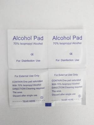 Disposable Alcohol Pad, Medical Sterilizing, 70% Isopropyl Alcohol
