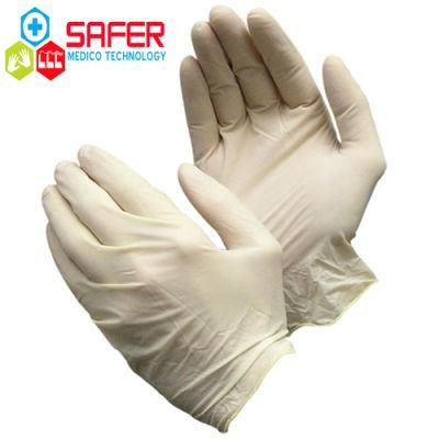 Latex Rubber Gloves Malaysia Disposable Powder Food Grade Cheap Price