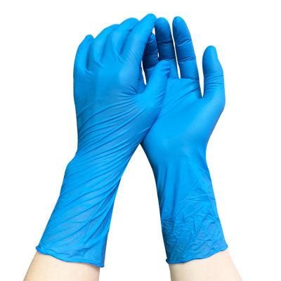 Disposable Factory Examination Powder Free Nitrile Gloves CE FDA