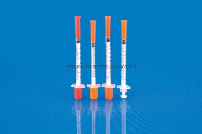 CE/ISO Medical Disposable Syringe with Needle