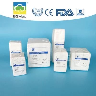 Medical Non Sterile Cotton Gauze Material Swabs