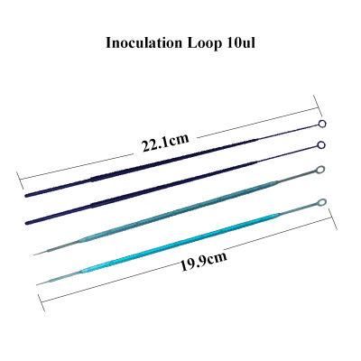 Sterile Plastic Inoculating Loop 10UL Single Package Inoculation Needle