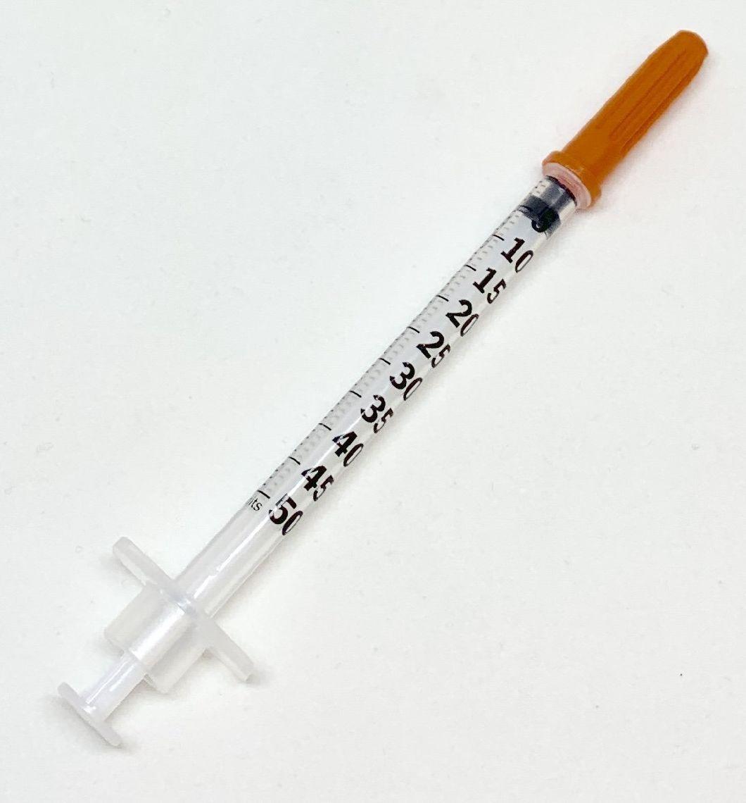 China Supply Medical 1ml Insulin Syringe