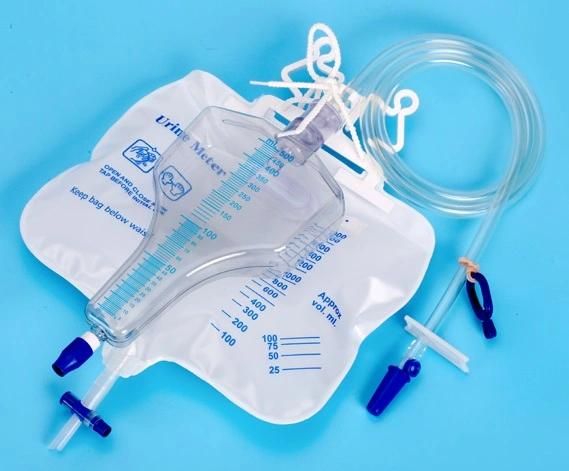 CE Approved Medical Urine Drainage Bag with Valve Both Economic Luxury Style Available with Manufacturer Price