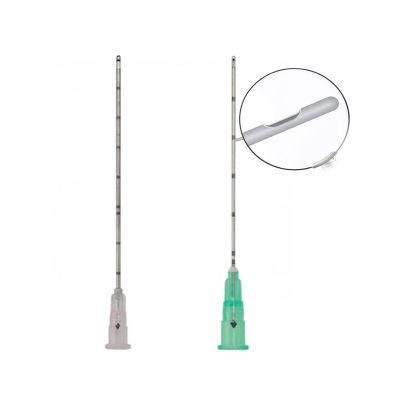 Hot Sale Medical Sterile Hyaluronic Acid Injection Tip Blunt Needle Micro Cannula Filler