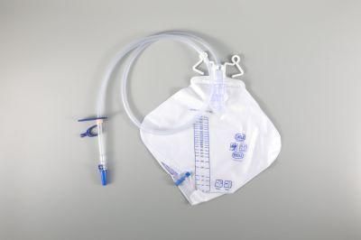 Disposable Medical Drainage Urine Bag 2000ml with T-Valve