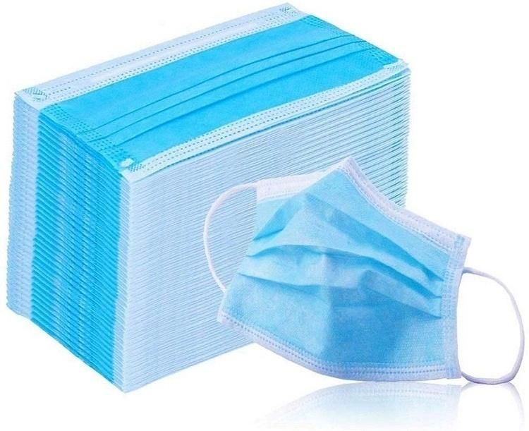 Cheapest Disposable Virus Mask 3 Ply Face Mask with Earloop Disposable