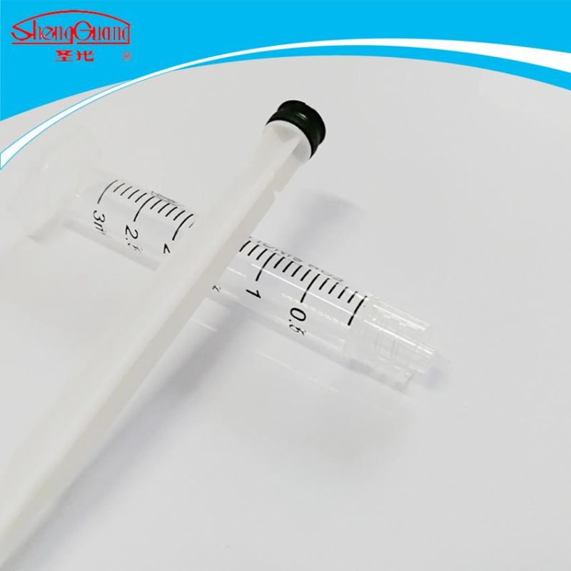 Disposable Medical Plastic Cosmetic 3ml Syringe OEM