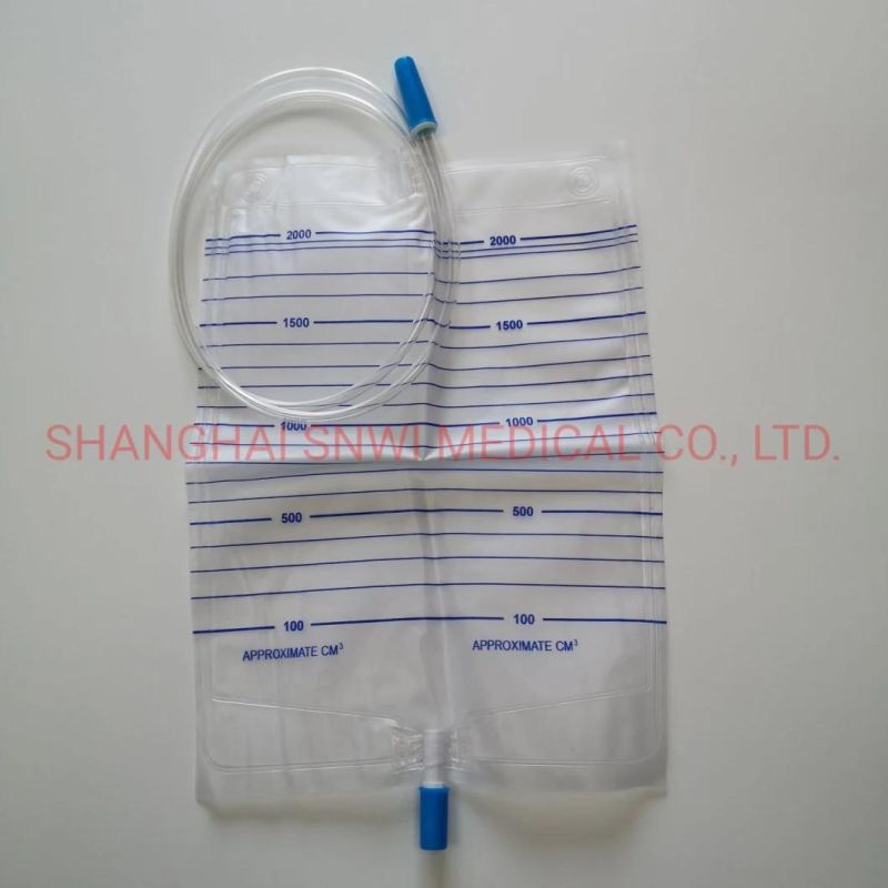 Disposable Sterile Luxury Urine Drainage Bag 2000ml with CE ISO Certificate