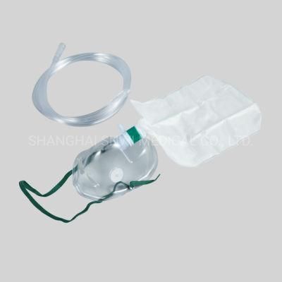 Hotselling Oxygen Mask with Reservoir Bag/Non-Rebreathing/Rebrather Mask with Snwi Brand