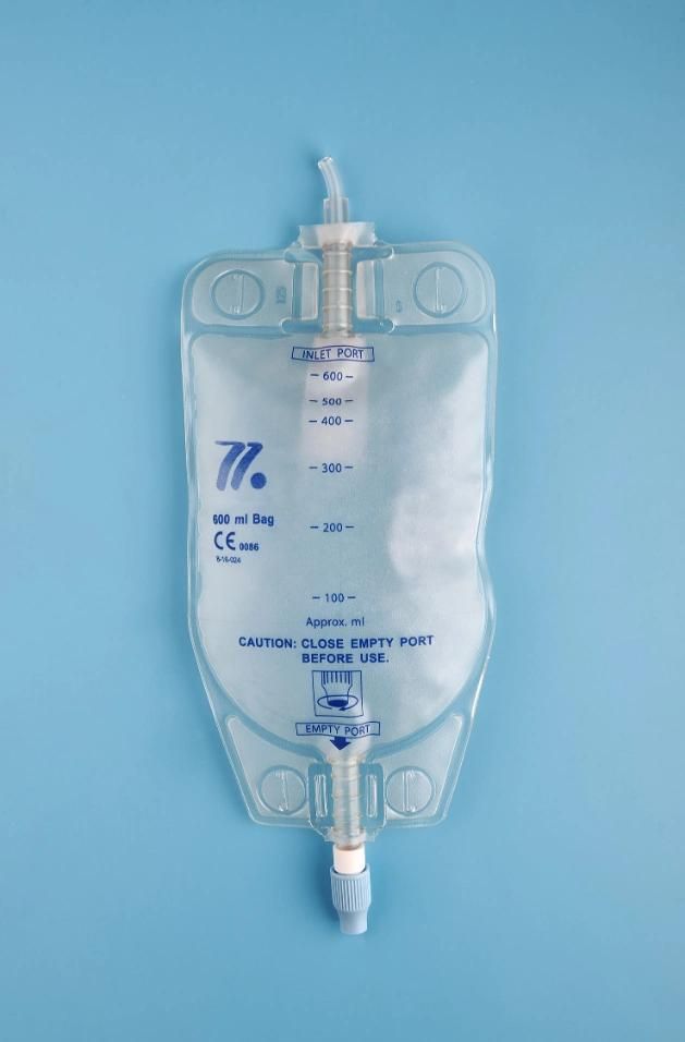 CE Approved Medical Urine Drainage Bag with Valve Both Economic Luxury Style Available with Manufacturer Price