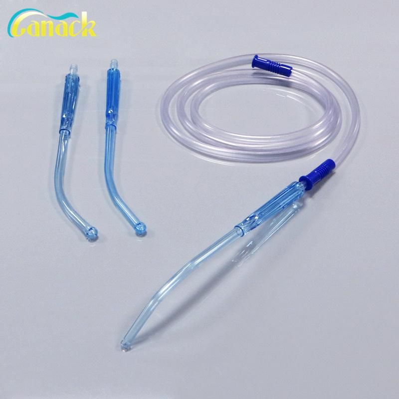 CE and ISO Approval Disposable Medical Connecting Suction Tube with Yankauer Handle