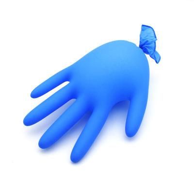 Disposable Powder Free Nitrile Gloves Blue Black Color Size From S to XL