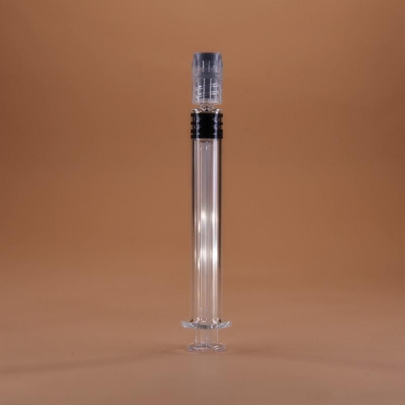 Glass Syringe Prefilled Luer Lock 1ml Glass Syringe with Luer Lock Luer Slip