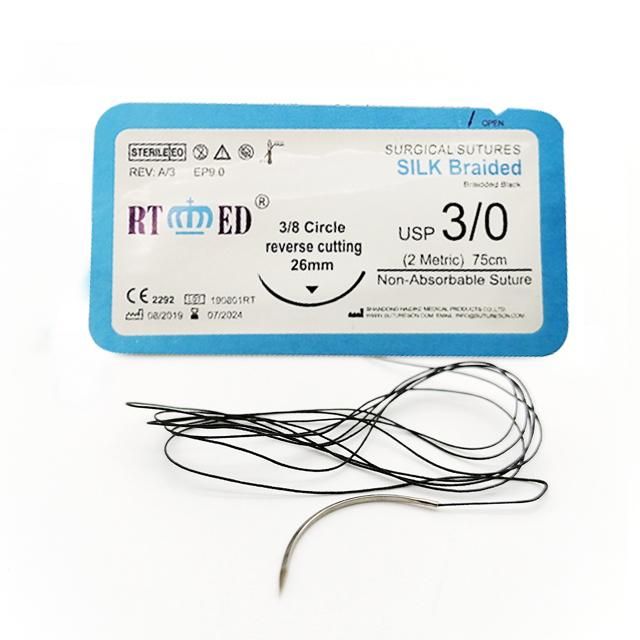 Silk Surgical Suture with Needle