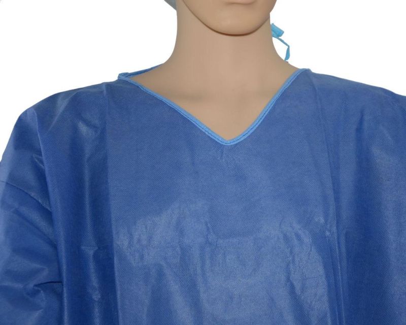 PP/SMS Patient Gown Suit Disposable Scrub Suits, Pajama, Patient Gown