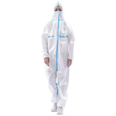 Disposable SMS High-Quality Anti-Water Protective Isolation Gown Surgical Clothing