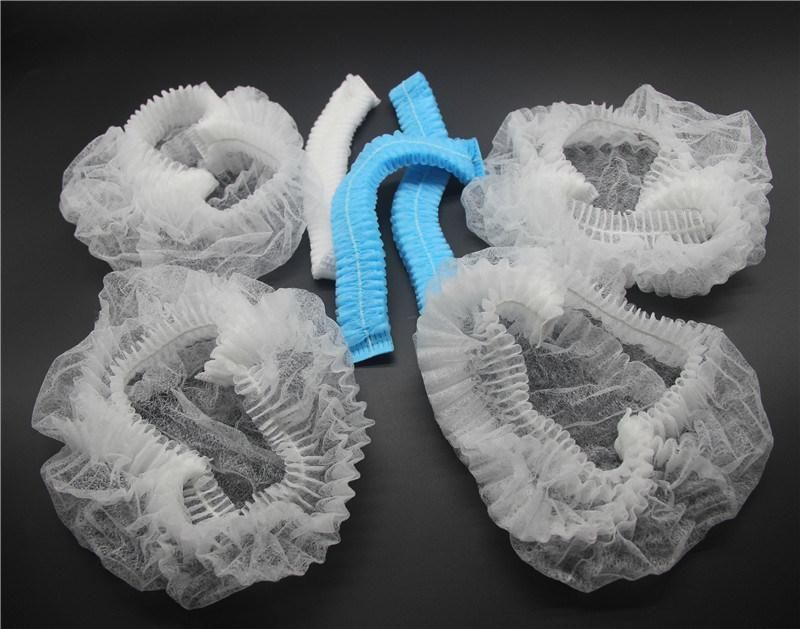 Breathable Disposable Nonwoven Polypropylene Surgical Bouffant Cap