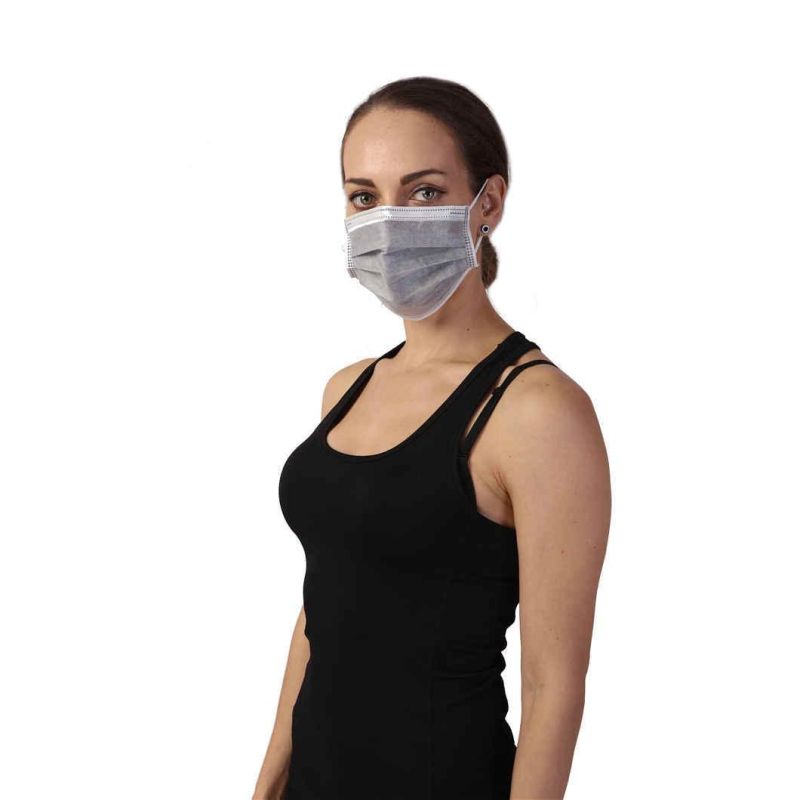 Face Masks Individually Wrapped and Sealed with Active Carbon Filter Disposable