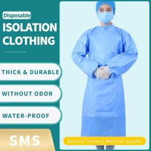 Disposable Surgical Gown Non-Woven Breathable and Waterproof Protective Clothing