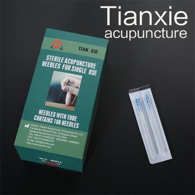 Disposable Sterile Stainless Steel Handle Dry Needling Acupuncture Needles 100PCS for Beginners